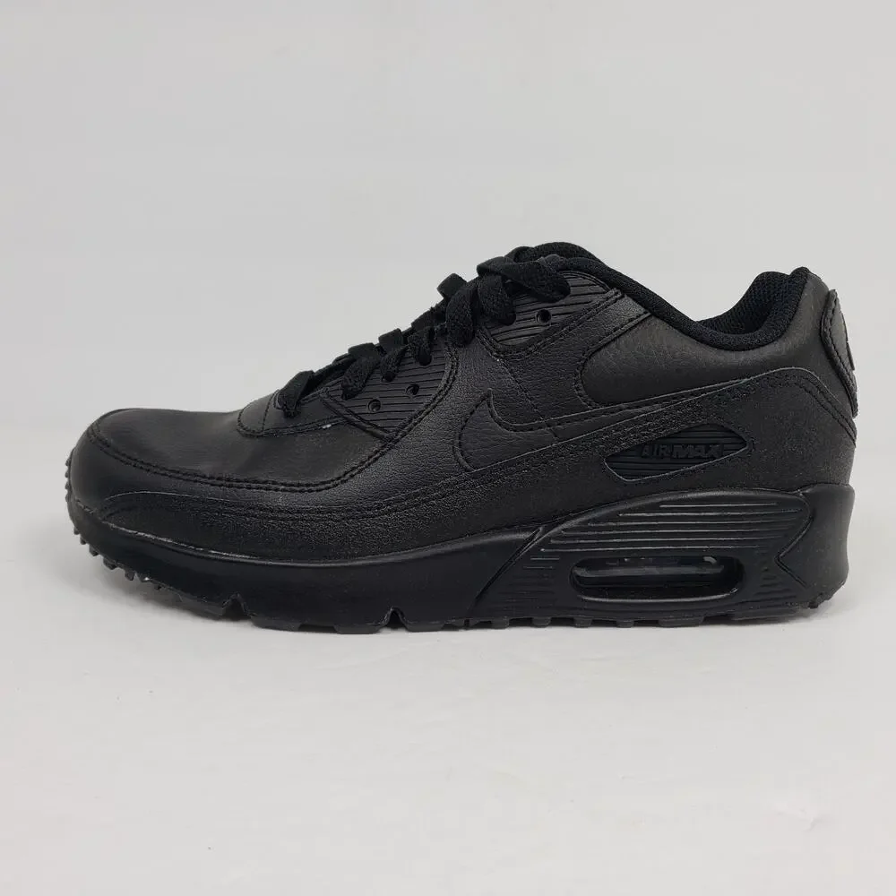 Nike Air Max 90 Youth Size 5Y Womens Sz 6.5 Black Low Sneaker Shoes HF6358-001